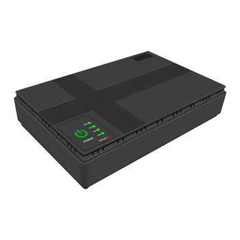 ИБП Lesko DC1018P Black для WI-Fi роутера 5V 9V 12V 10400mAh с защитой от короткого замыкания