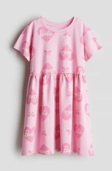 Плаття для дівчаток H&M 92 світло-рожевий Barbie