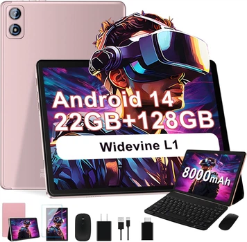 Планшет 10.1" DGHRTI Tab 20 6+16/128Gb 8 ядер Android 14 8000 mAh + Чохол