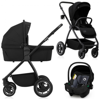 Коляска Lionelo 3 в 1 MERIL 3IN1 BLACK ONYX [121283]