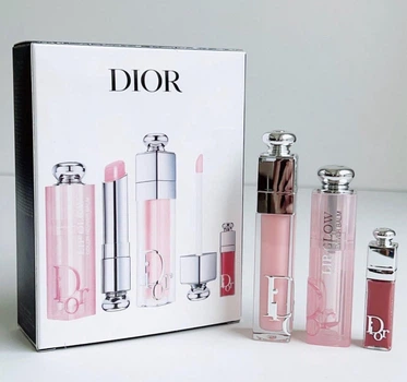 Набор бальзамов для губ Dior Addict Natural Glow set бальзам Dior