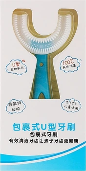Детская зубная щетка, голубая , от 6-12 лет - Cosmo Shop (1352889-31103129)