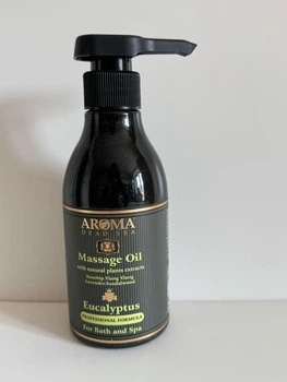 Ароматное профессиональное массажное масло эвкалипт Aroma Dead Sea 250 мл