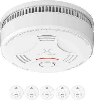 Детектор диму, X-Sense SD11 протестований TÜV та DIN EN 14604 Білий