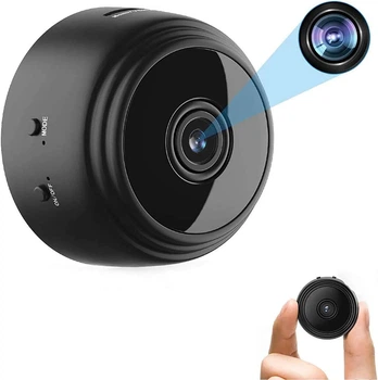 Мини камера OVEHEL WiFi HD 1080P Черный