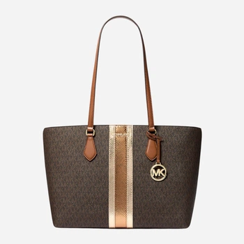 Сумка шопер жіноча зі штучної шкіри Michael Kors 940071607 Коричнева ( 1159828453)