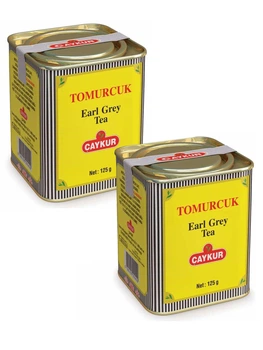 Турецкий чай Tomurcuk Earl Grey Çaykur 125 г 2 шт