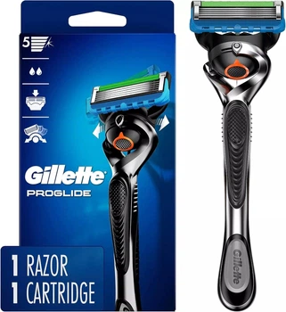 Мужской бритвенный станок Gillette ProGlide + 1 запасное лезвие