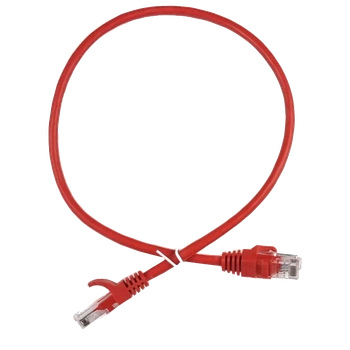 Патч-корд EServer UTP CAT5e красный 0.25 м