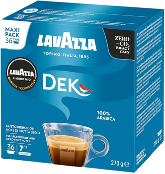 Кофе в капсулах Lavazza A Modo Mio DEK (БЕЗ КОФЕЇНУ) 36 капсул