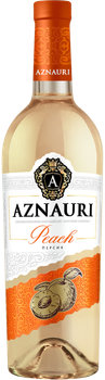 Напій винний Aznauri Peach білий напівсолодкий 0.75 л 8.5-10% (4820189294559)