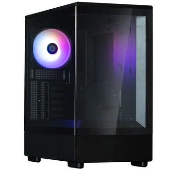 Корпус для ПК Mini-Tower с ARGB подсветкой поддержка MicroATX и Mini-ITX черный