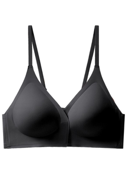 Гладкий бюстгальтер с передней застежкой Delicate (1748-75-03) Черный 75 No Brand (75В-75С)