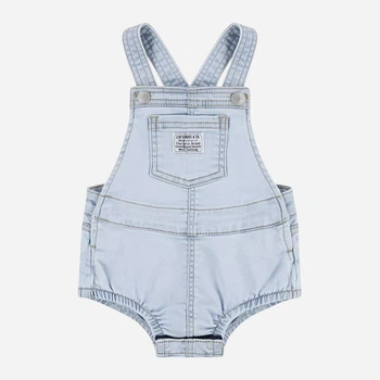 Детский джинсовый летний полукомбинезон для девочки Levi's 658767745 62 см Голубой (1159828264)