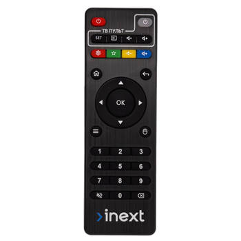Пульт для смарт приставки INEXT TV5 з обучаємим блоком