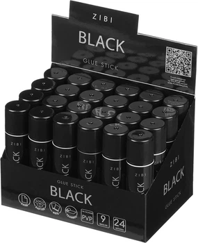 Набір клею-олівця ZiBi Black PVP основа 9 г х 24 шт (ZB.6305)