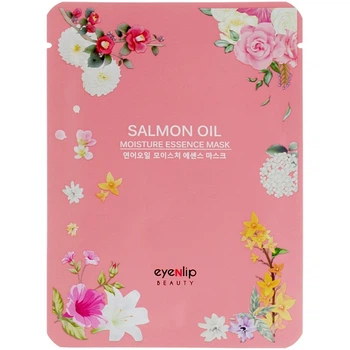 Тканинна маска для обличчя з маслом лосося Eyenlip Moisture Essence Mask Salmon Oil 25 мл (8809555250128)