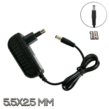 Мережевий адаптер Power Adapter LeLong "LE-0174" 12V 1А 5.5*2.5мм блок живлення для роутера (1009875-Black-12)