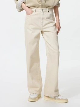 Джинси жіночі Uniqlo 890251389 27- 29 Бежеві (1159828884)