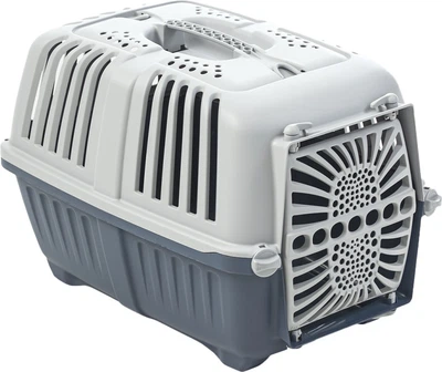 Переноска MPS PRATIKO 1 plast 48 x 31.5 x 33 см Вага тварини 12 кг Темно-синя (8022967073370)