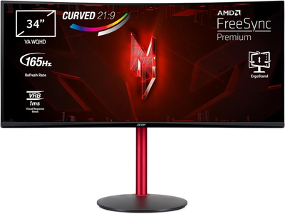 Монітор 34" Acer Nitro XZ2 XZ342CUP QHD VA 165 Гц Б/В