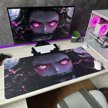 Коврик для мыши и клавиатуры YL XL15 с принтом Аниме 900х400 игровая поверхность Speed