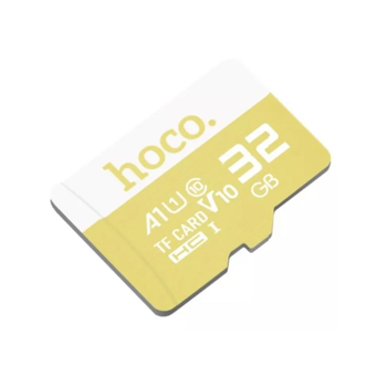Карта памяти TF (MicroSD) для смартфонов и планшетов HOCO High speed 32ГБ Класс10 10-90Мб/c Yellow