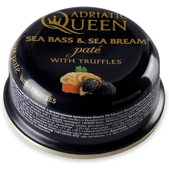 Паштет Adriatic Queen сибас и дорадо с трюфелем 95 г