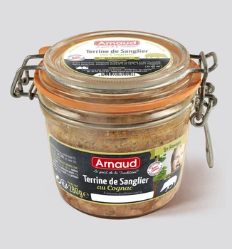 Паштет Arnaud Terrine de Sanglier au Cognac из дикого кабана с коньяком 280 г
