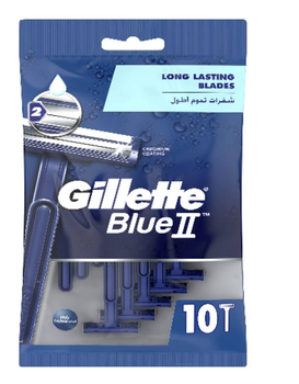 Одноразові станки для гоління Gillette Blue2 10 шт.