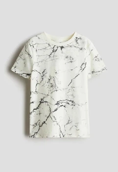 Футболка кремовая Мраморный H&M 134-140см (400010323)