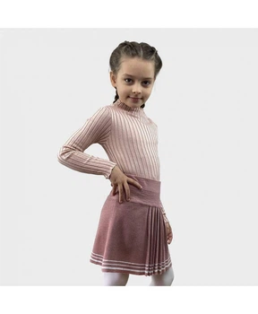 Дитяча водолазка для дівчинки Kelly ARTKNIT 110 Рожевий (ak16760)