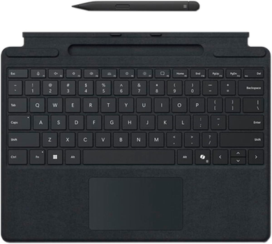 Microsoft Клавіатура зі стилусом для Surface Pro 11 чорна