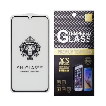 Защитное стекло Lion для Samsung Galaxy A35 5G / A55 5G / M35 5G с черной рамкой