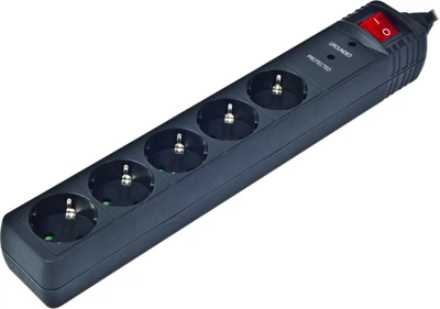 Мережевий фільтр EnerGenie SPG5-C-15 4.5 м 5 розеток Black