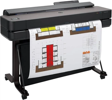 Струйный принтер HP DesignJet T630 36 дюймов Wi-Fi плоттер для чертежей A0 (5HB11D)