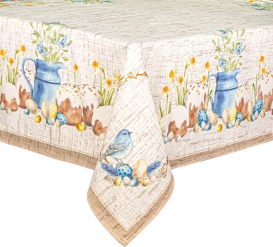 Скатерть Home Line 120x150 см Кувшин Голубой (192519 HL)