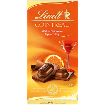 Шоколад Lindt Cointreau c апельсиновым ликером 100 гр
