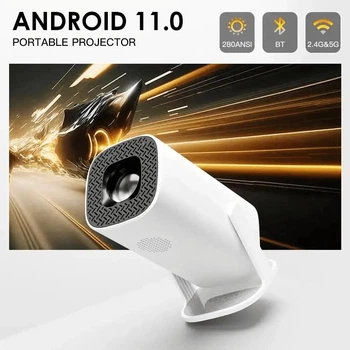 Домашний проектор 4к для просмотра фильмов Led портативный проектор Android с Wifi Проектор smart tv Transpeed