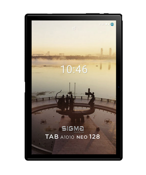 Планшет Sigma mobile Tab A1010 Neo 4/128GB 4G Dual Sim Black+чохол-книжка Сірий