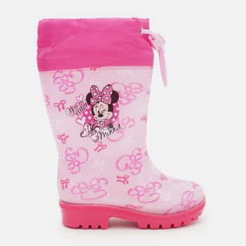 Дитячі гумові чоботи для дівчинки Perletti Minnie Mouse 98076 24-25 Рожеві (8015831980767)