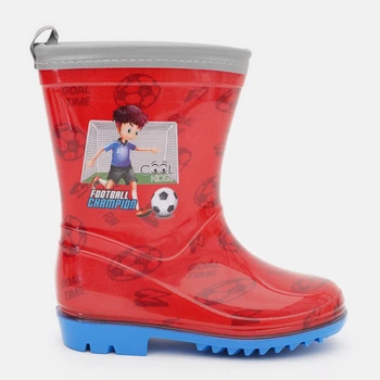 Детские резиновые сапоги для мальчика Perletti Cool Kids 15614 28-29 Красные (8015831156152)