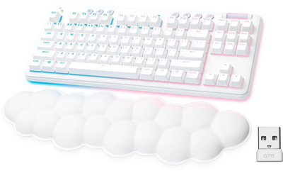 Клавіатура бездротова Logitech G715 Linear White (920-010692) ( Білий )