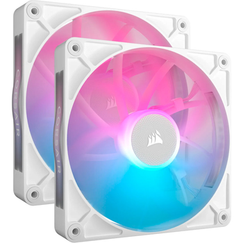 Кулер для ПК Corsair iCUE Link RX140 RGB PWM Dual Pack with Hub 140x140x25mm 1700RPM White (CO-9051024-WW)