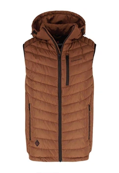 Безрукавка чоловіча з капюшоном Volcano V-Gori 4XL коричнева M24081-W23-510