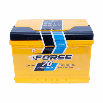 Автомобільний акумулятор FORSE Premium (-/+) 12V 70Ah (680A) Euro (AKBLU1042)