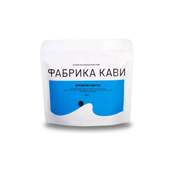 Кава мелена Фабрика кави Бразилія Сантос 250 г