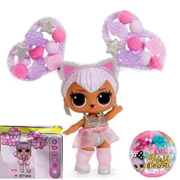 Lol surpris hair beads kitty queen сюрприз mga omg кукла лол с бусинами хеир беадс Китти квин 511205