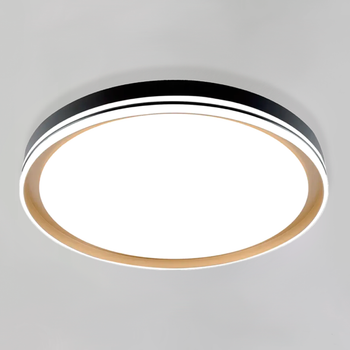 Светодиодный LED cветильник GABO 90W R Esllse люстра 2900К-6500К 510×85мм ON/OFF BLACK/GOLD черный золото