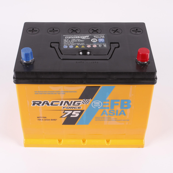 Автомобільний акумулятор RACING FORSE EFB (-/+) 12V 75Ah (700A) Asia (AKBLU11745)
